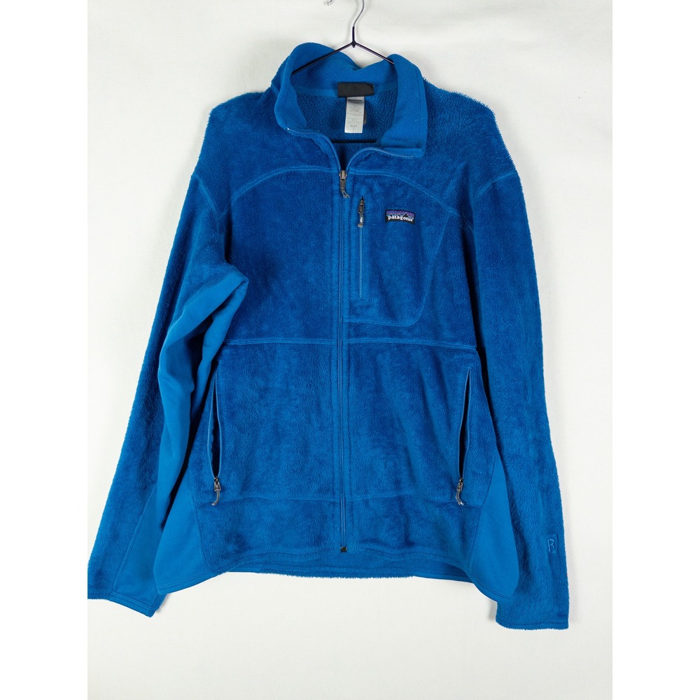 Patagonia R2 Full Zip Fleece Jacket Mens L Blue High Pile Gorpcore Outdoor